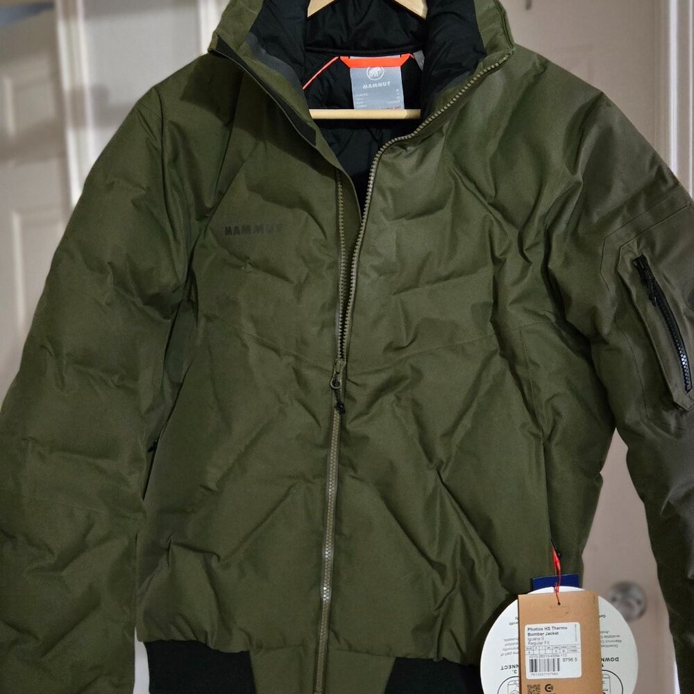 Brand New Men's S Mammut Photics HS Thermal Bomber Jacket